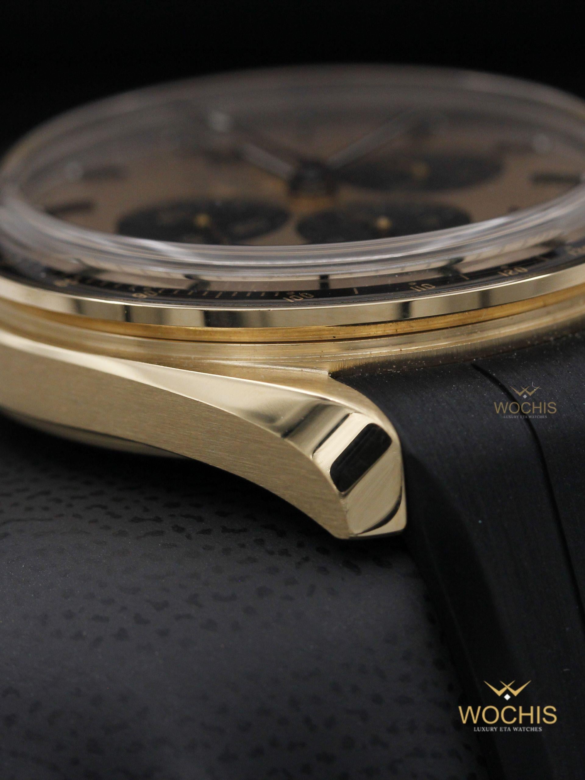 Omega Speedmaster Professional Moonwatch 310.62.42.50.99.001-8746 (Moonshine Yellow Gold - 42 - Champagne w. Black Subdials)