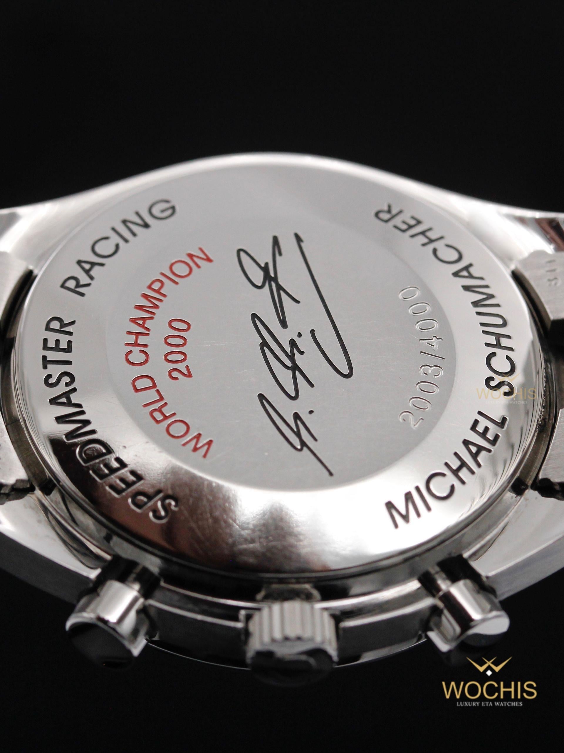 Omega Speedmaster Racing -Michael Schumacher Edition- 3517.30-9086 (Stainless Steel - 39 - Silver Racing)