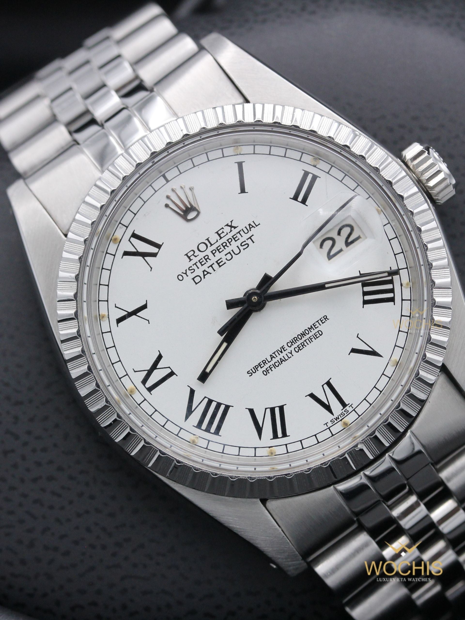 Rolex Datejust 16014-7925 (Stainless Steel - 36 - White Roman)