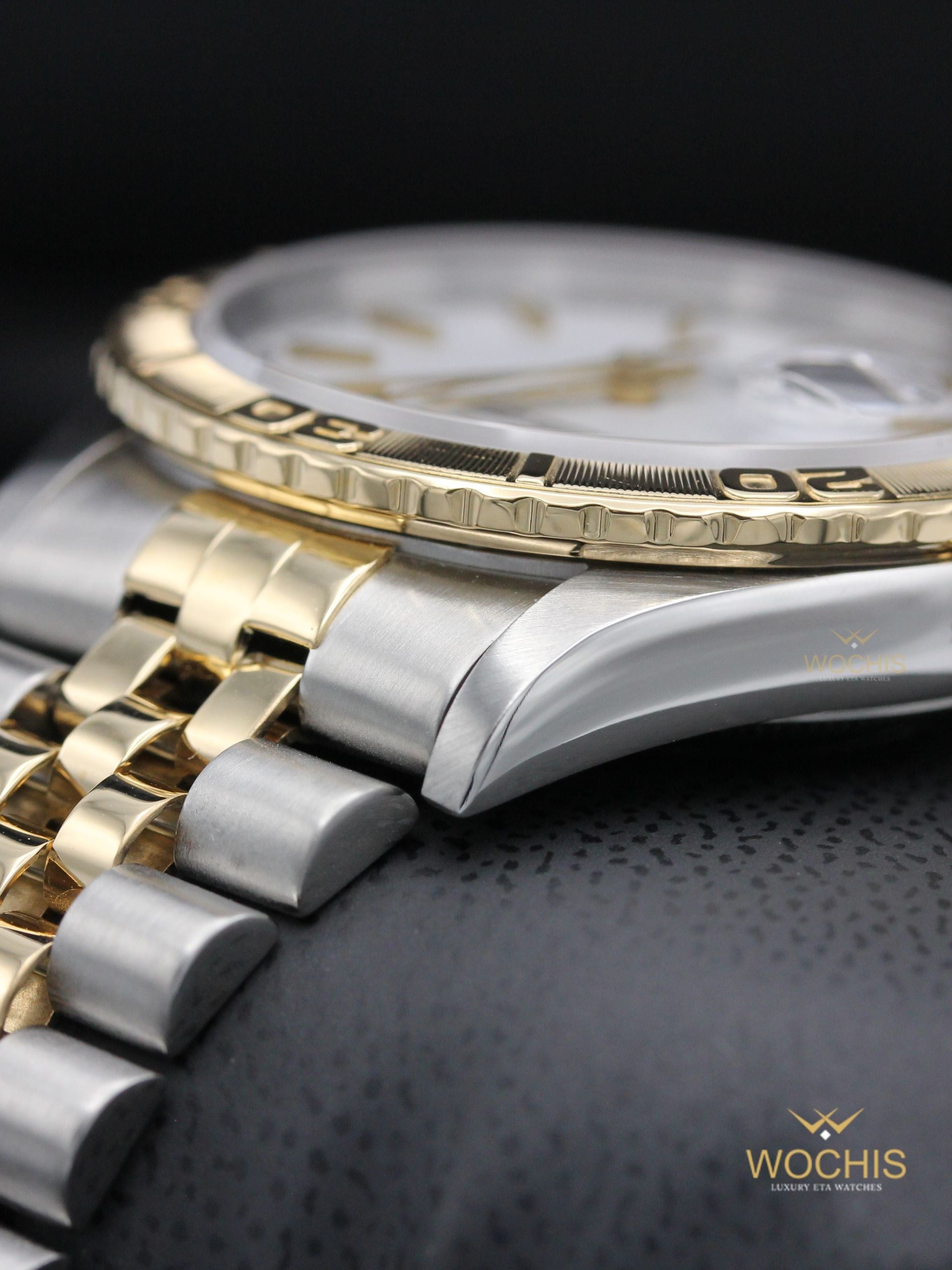 Rolex Datejust Turn O Graph 'Thunderbird' 16263-8256 (Stainless Steel - Yellow Gold - 36 - White Index)