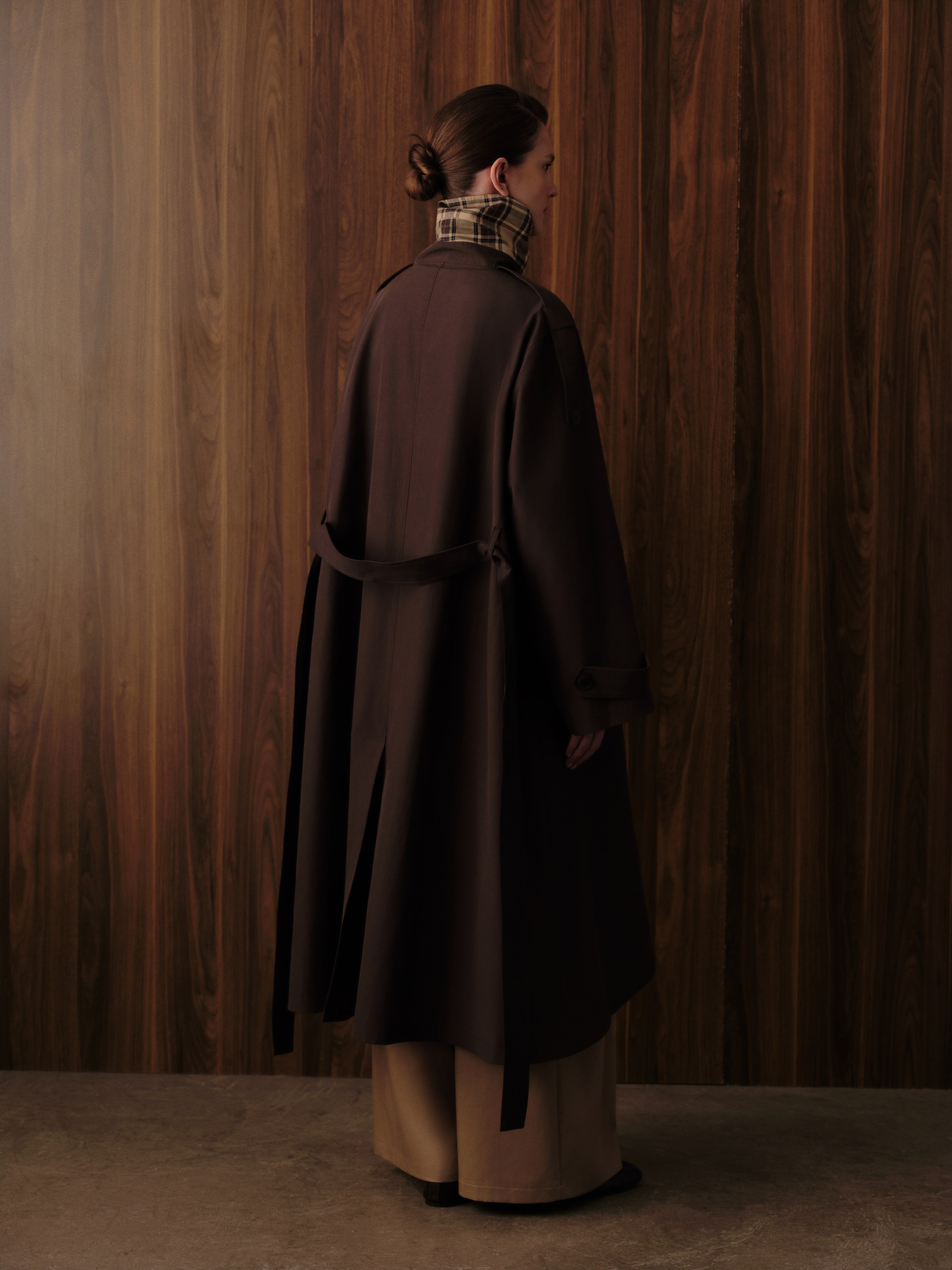 EKOSE DETAY TRENCHCOAT KAHVE · 4
