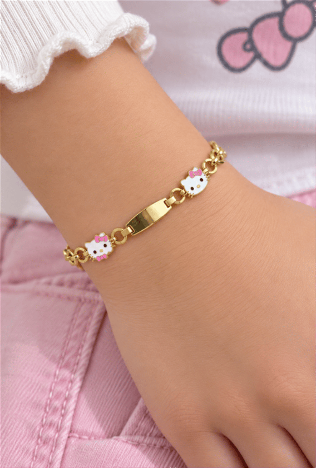 Hello Kitty Altın Çocuk Künye