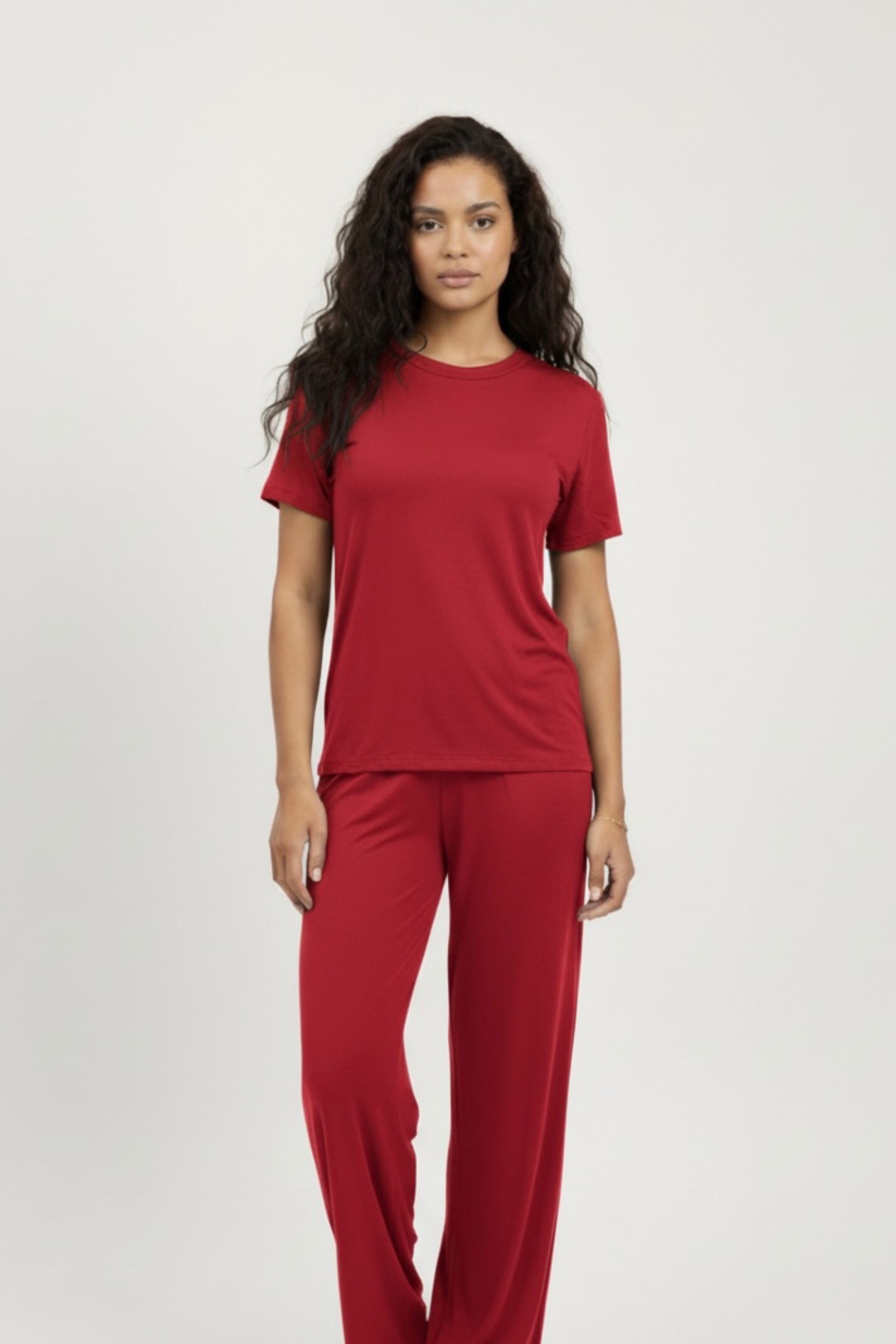 Kırmızı Pijama Takımı