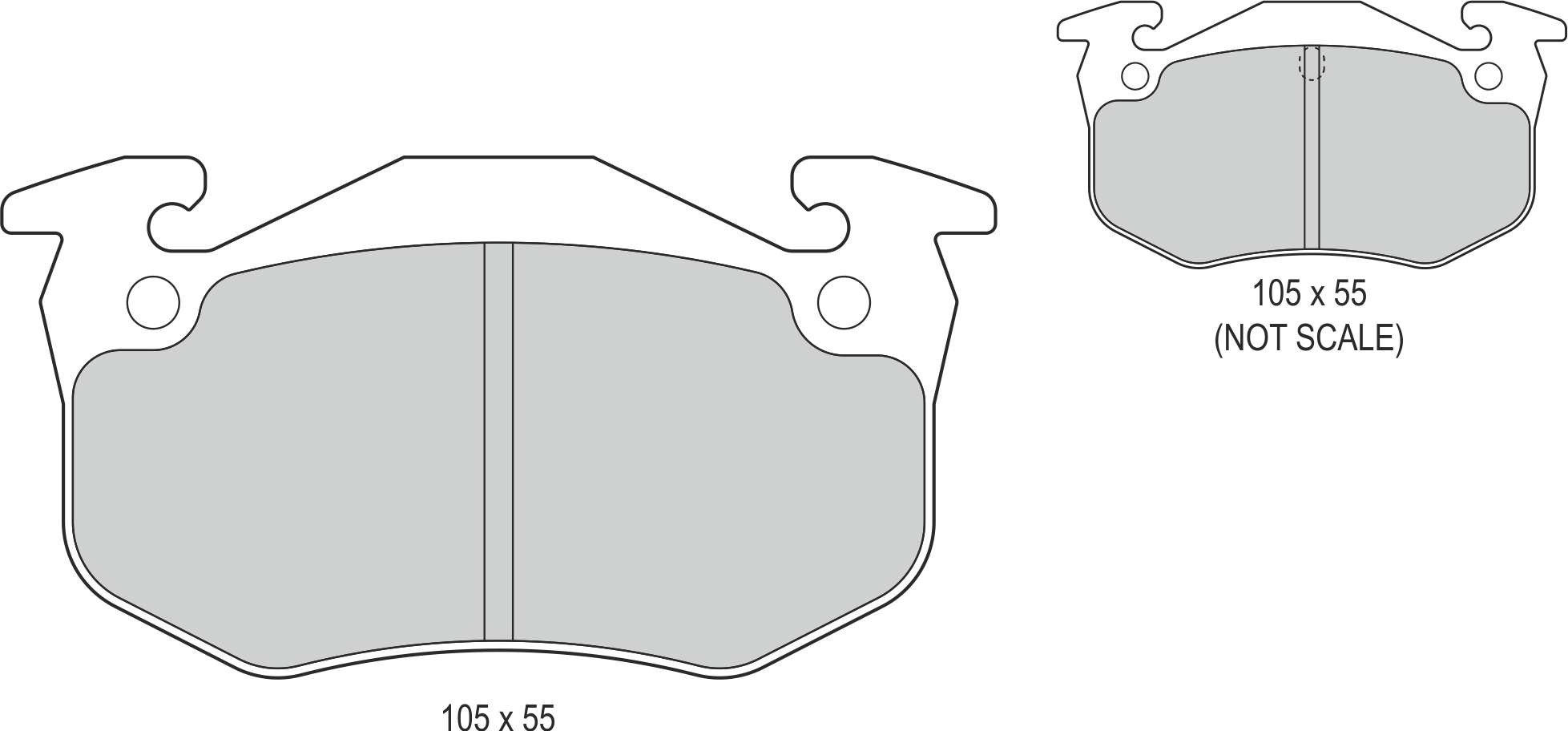 Disk Balata Arka 106 96> 205 83>98 206 98>07 306 93>03 Saxo 96>04 Xsara 98>05 Zx 91>98 Clıo 90>05 Megane I96>03 R5 75>96 Recover 73496