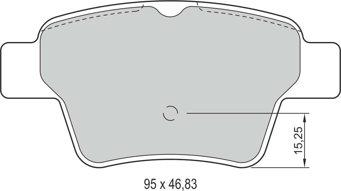 Disk Balata Arka 207 06> 307 00>07 408 10> C4 04>11 Recover 73984