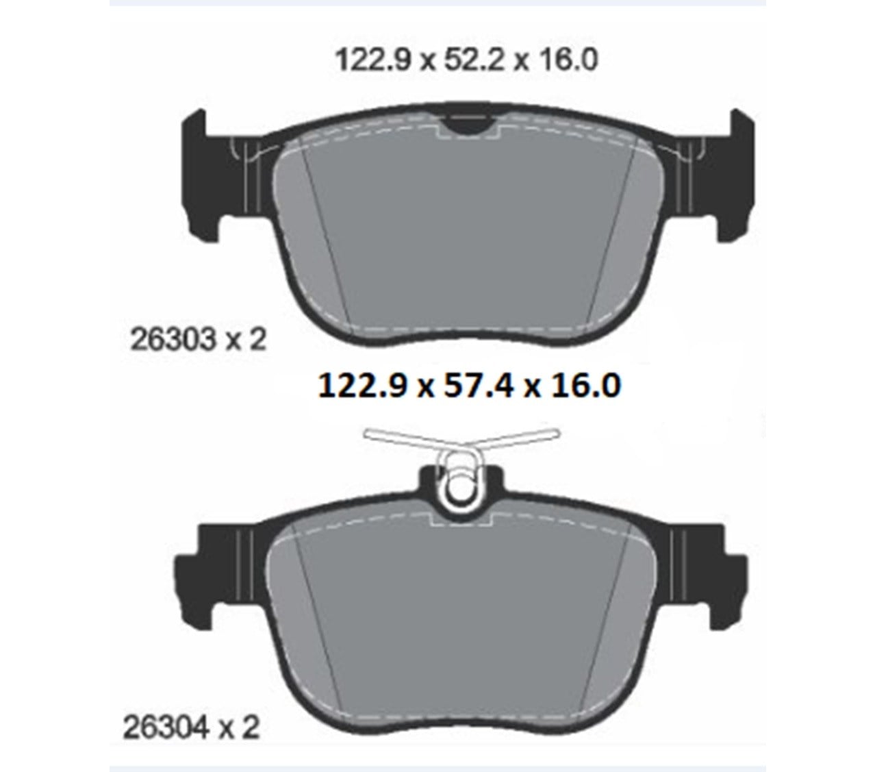 Disk Balata Arka 272Mm Disk İçin Caddy V 21> Golf Vııı 19> Leon 19> A3 20> Octavıa 20> Recover 74440