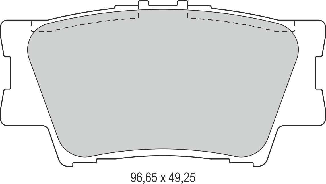 Disk Balata Arka Camry 06>11 Rav4 Iıı 05>12 Rav4 IV 12> Es 12> Recover 73949