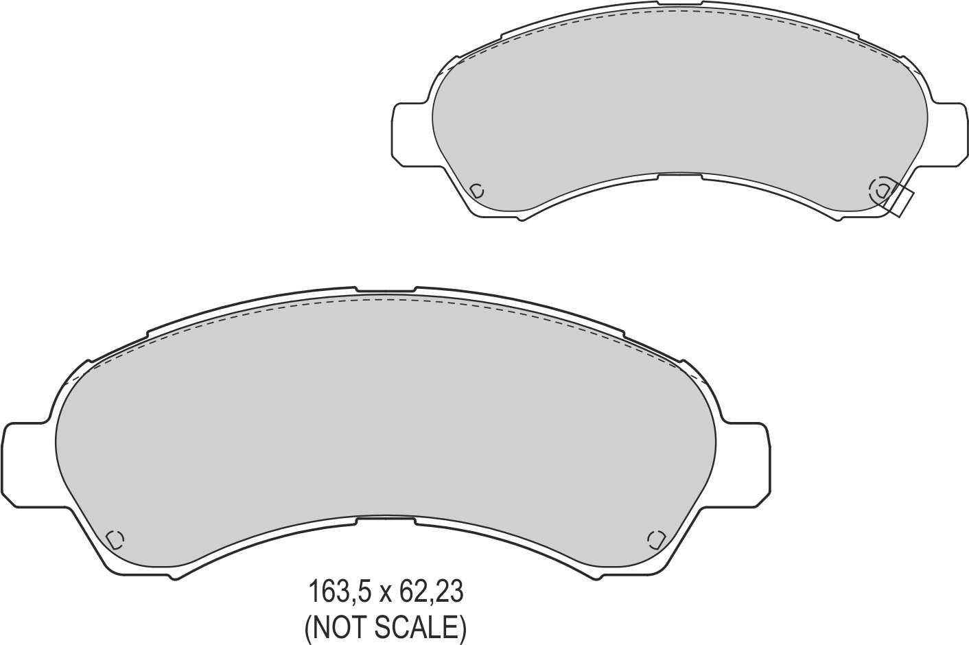 Disk Balata Arka Canter 300 Fda20 Fea20 Fba20 12> Recover 74245