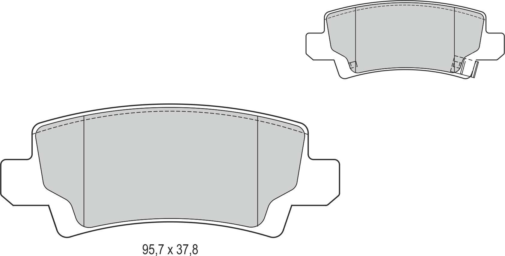 Disk Balata Arka Corlla 03>07 Recover 73825