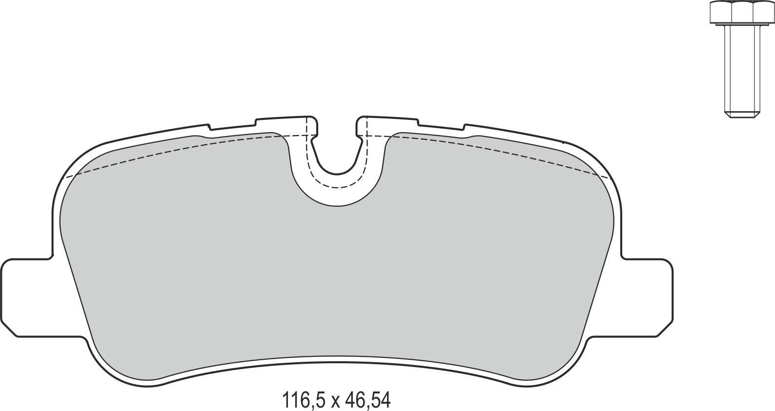 Disk Balata Arka Dıscovery Iıı 04>09 Dıscovert IV 09> Range Rover Iıı 02>12 Range Rover Sport 05>13 Recover 73944