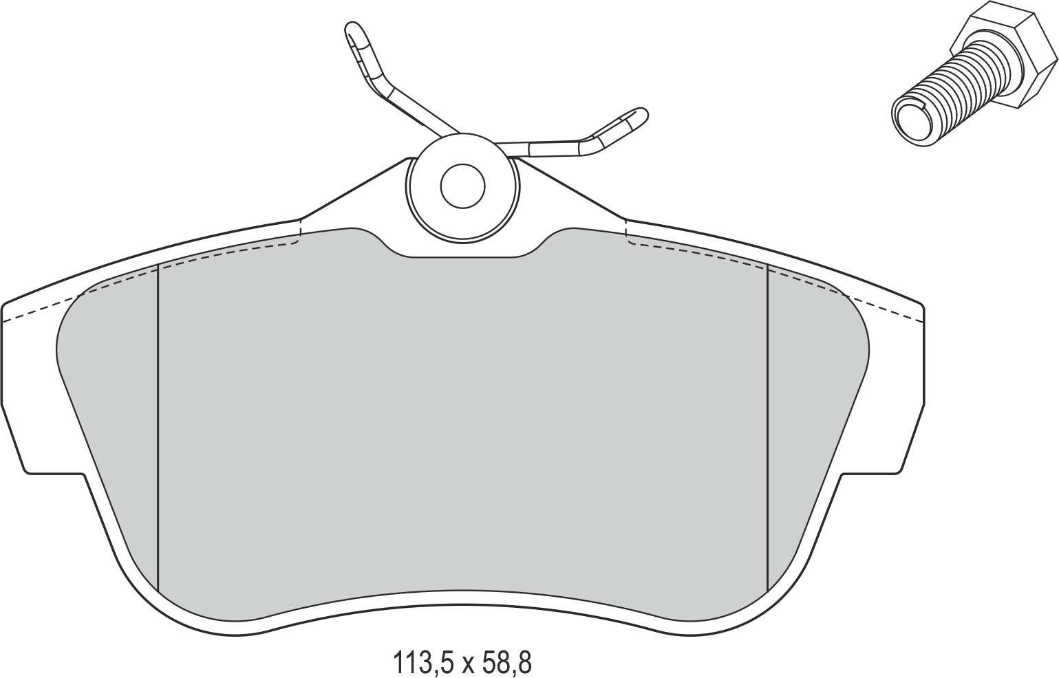 Disk Balata Arka Expert 07>16 Jumpy 07>16 Scudo 07> Recover 74151