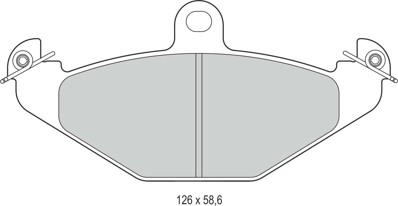 Disk Balata Arka Laguna 93<02 R21 86>97 Safrane 92>00 Espace 96>02 Recover 73596