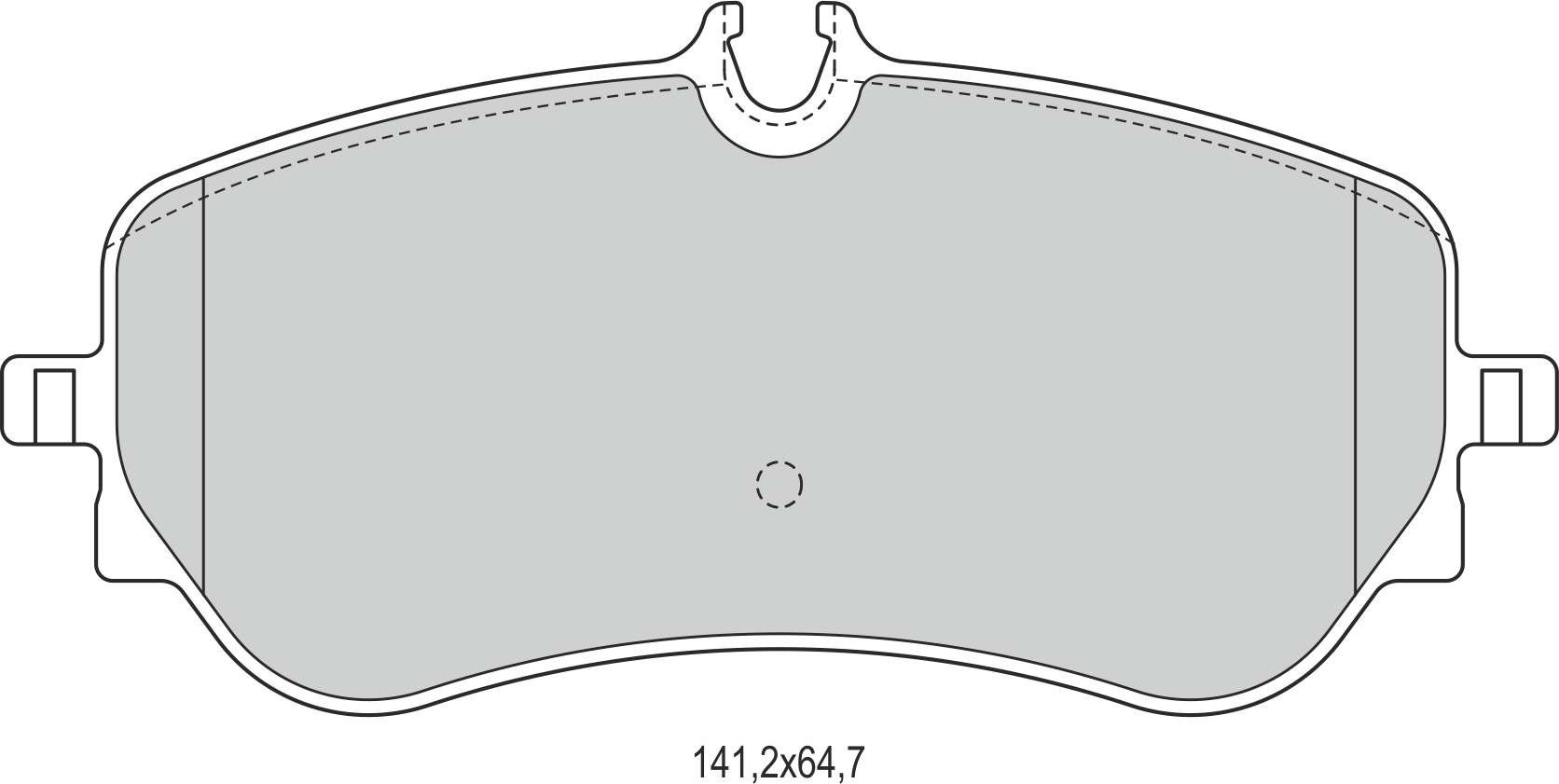 Disk Balata Arka Tek Teker Crafter 16>Man Tge 16>Amarok 17> Recover 74357