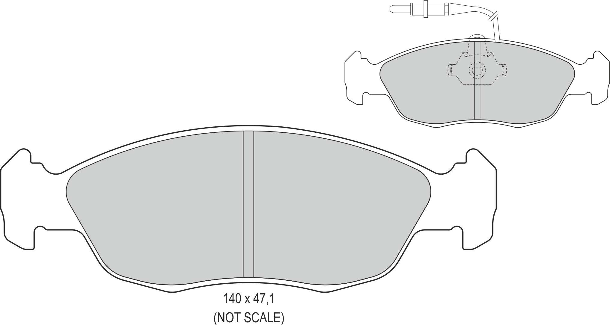 Disk Balata Ön 106 91> 205 87>98 306 93>03 Saxo 96>04 Xsara 98>05 Recover 73528