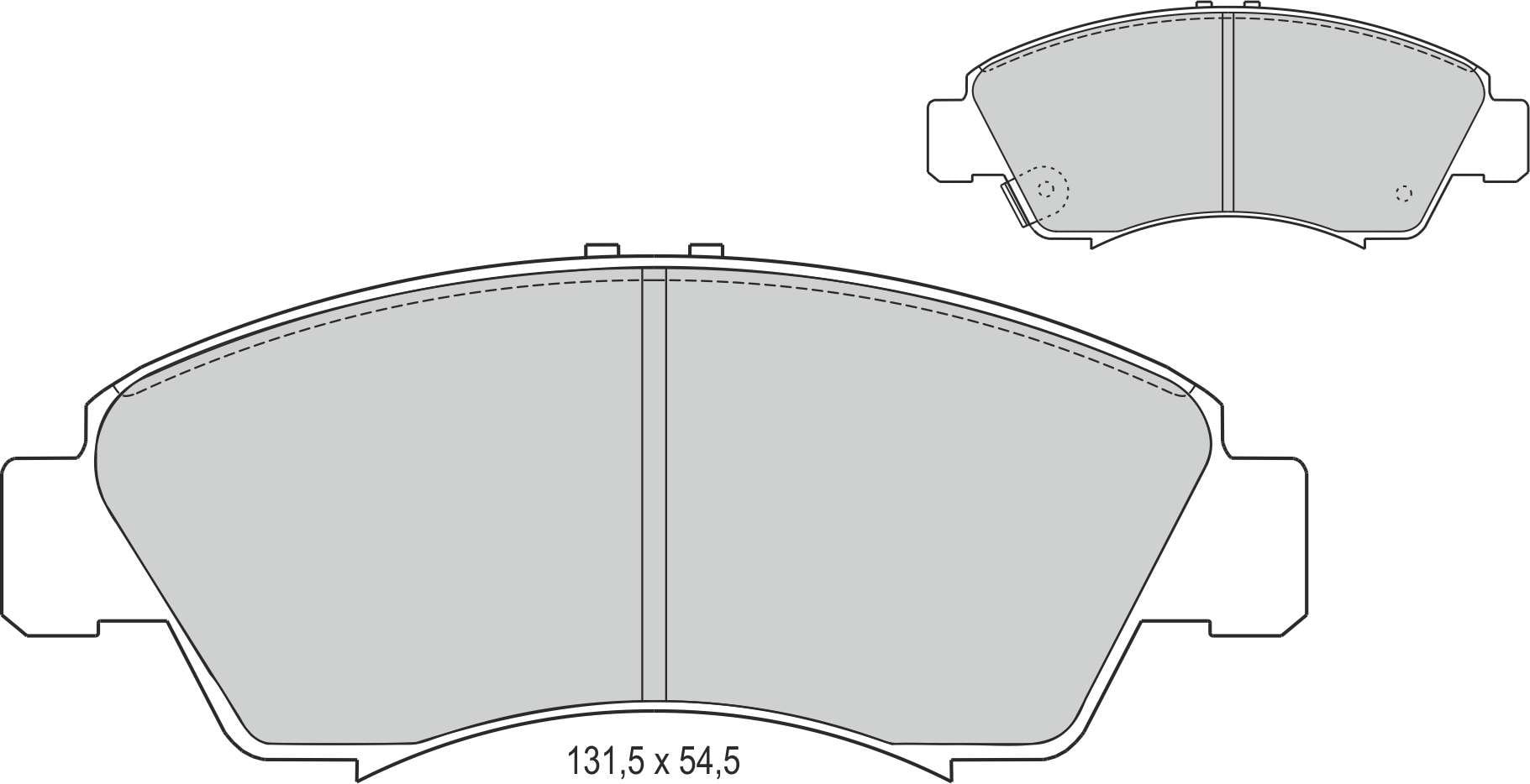 Disk Balata Ön 240Mm Disk İçin Cıty 02> CıVıC 93>01 Jazz 02>13 Recover 73686