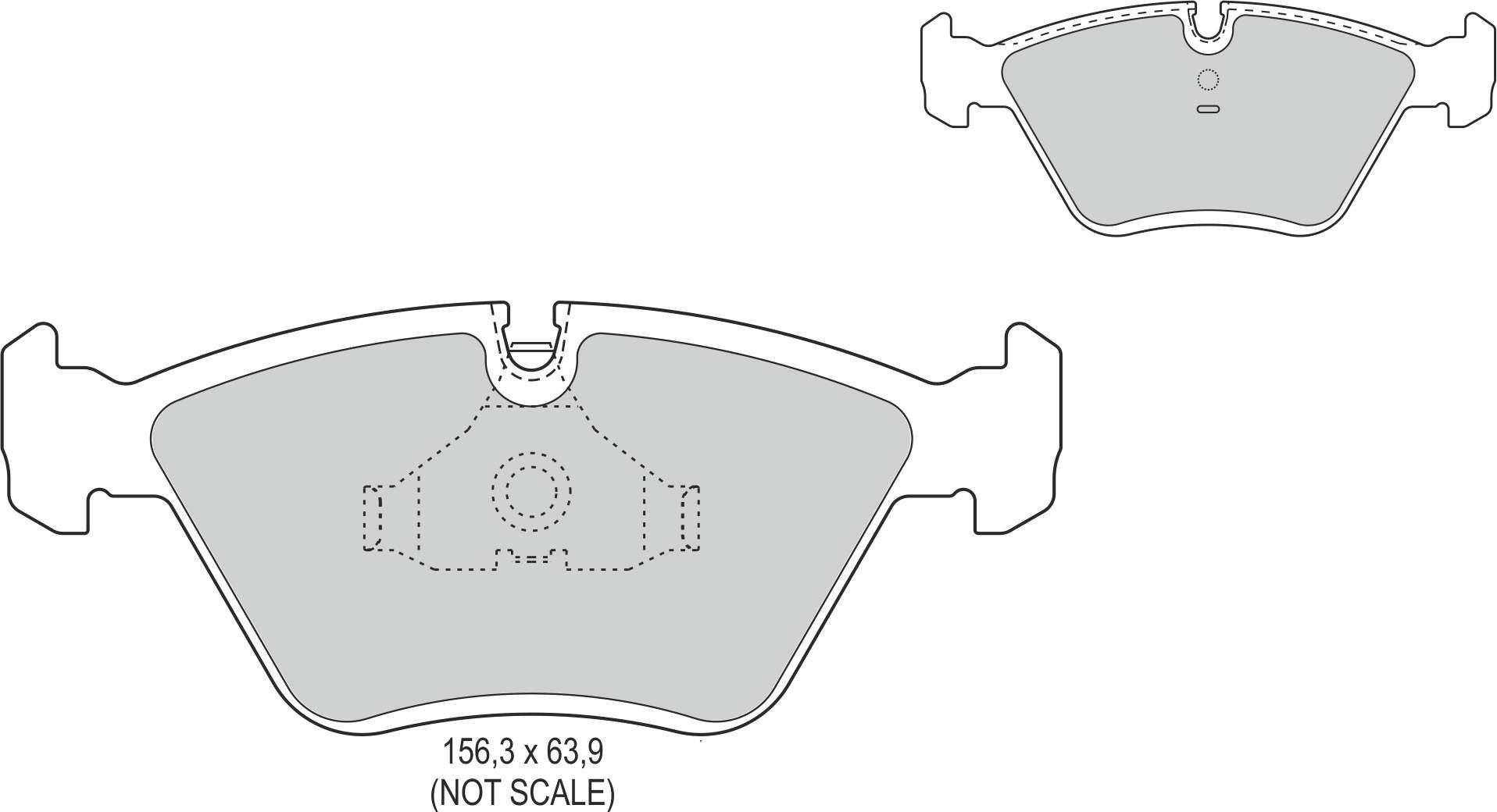 Disk Balata Ön 3 Seri E36 90>98 3 Seri E46 98>05 5 Seri E34 87>95 7 Seri E32 86>94 Z3 E36 95>03 Recover 73564