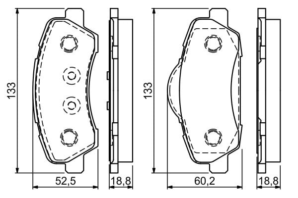 Disk Balata Ön 301 12> 308 Iı 13> C4 Cactus 14> C Elysee 12> C4 1.2 Vtı 14> Bosch 0986494713