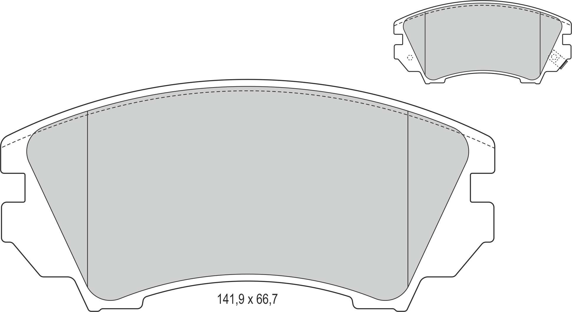 Disk Balata Ön 321Mm Disk İçin Astra J 17Jant 09> Insıgnıa A 08> Zafıra C 11> Malıbu 12> Recover 74149