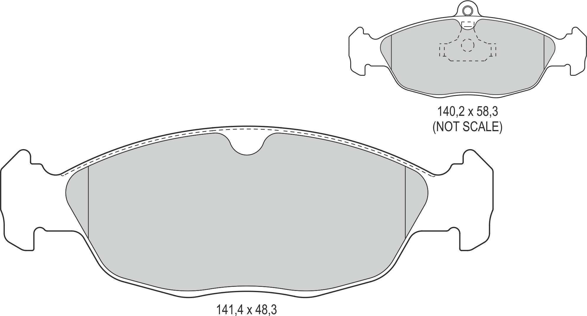 Disk Balata Ön Astra F 92>05 Combo 94>01 Corsa 82>02 Tıgra 94>04 Vectra 88>95 Lanos 97> Recover 73623