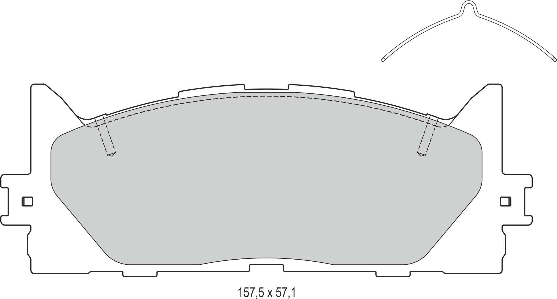 Disk Balata Ön Camry 06>11 Camry 11> Es 08>12 Es 12> Recover 73948