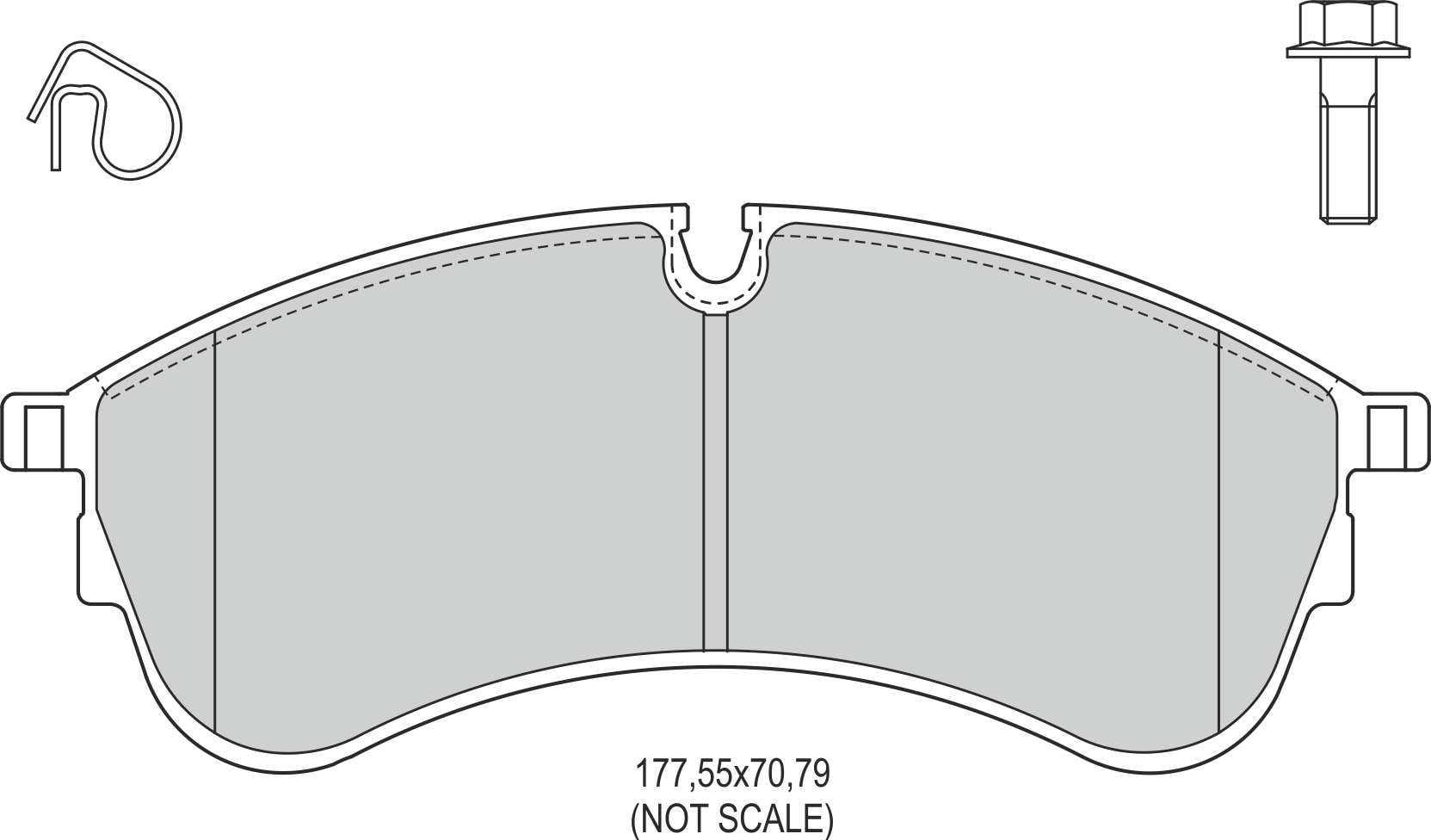 Disk Balata Ön Çift Teker Crafter 16>Man Tge 16> Recover 74356
