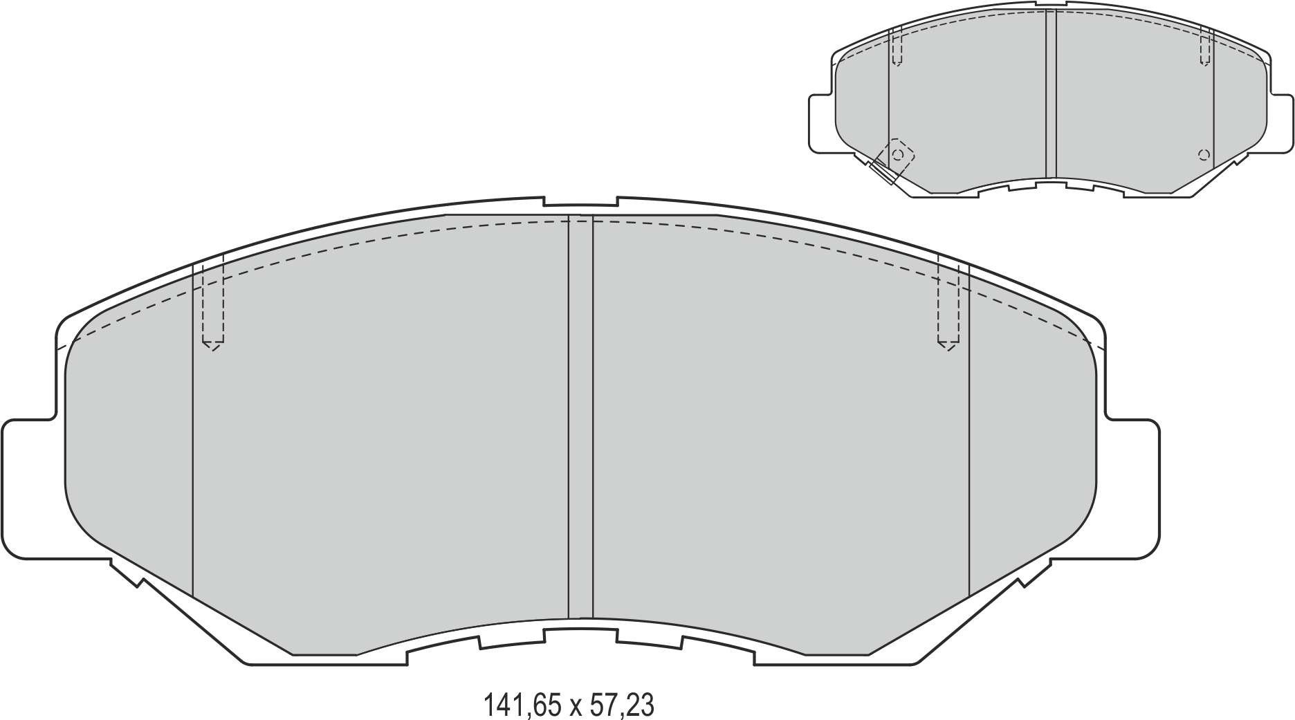Disk Balata Ön CıVıC IX X 12> Cr V 01>06 Accord 03 Recover 73831
