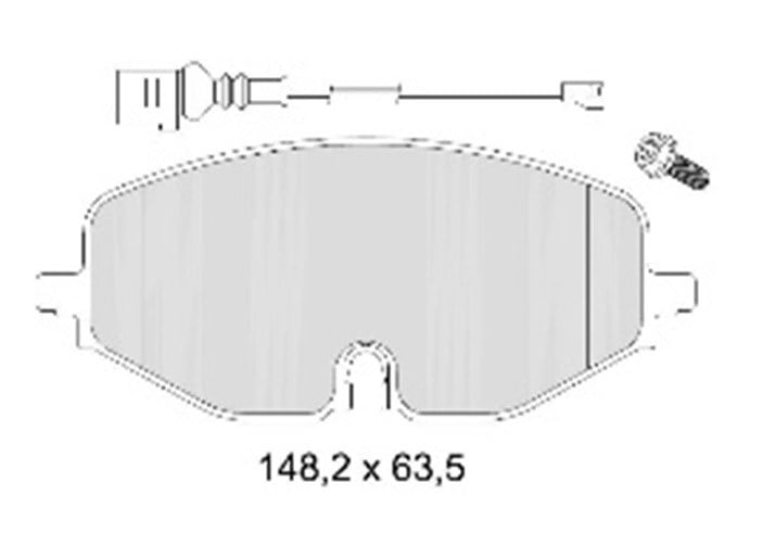 Disk Balata Ön Connect 15Jant 22> Caddy V 21> Golf Vııı 19> Leon 19> A3 20> Octavıa 20> Recover 74408