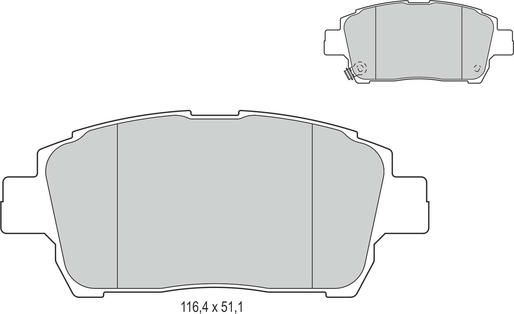 Disk Balata Ön Corolla 03>07 Verso 01>04 Iq 08> Prıus 03>09 Yarıs 99>05 Verso 99>05 Recover 73769