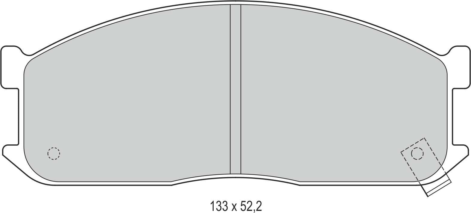 Disk Balata Ön E2200 83>04 Besta 93>03 Bongo K2500 03> Bongo K2700 99> Recover 73463