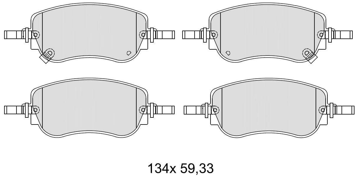 Disk Balata Ön Egea 21> 500E 21 Egea Cros 21> Recover 74397