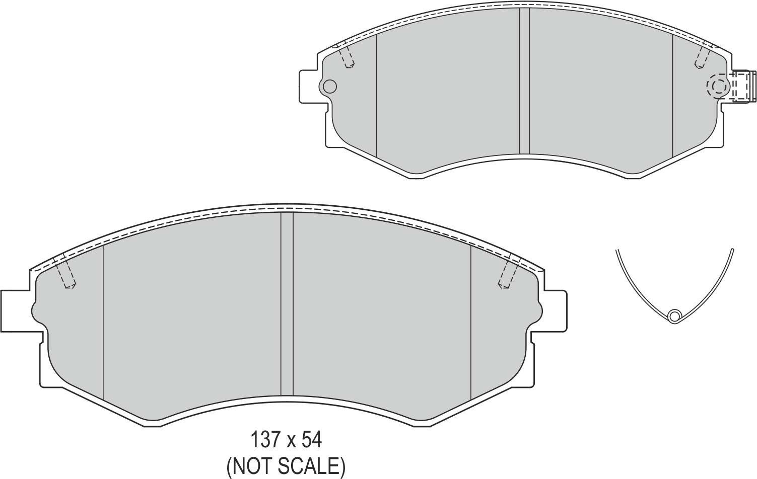 Disk Balata Ön Elantra 00>06 Matrıx 01>10 Sonata 93>14 Rexton 02>12 Korando 97>10 Musso 93>04 Coupe 96>02 Recover 73632