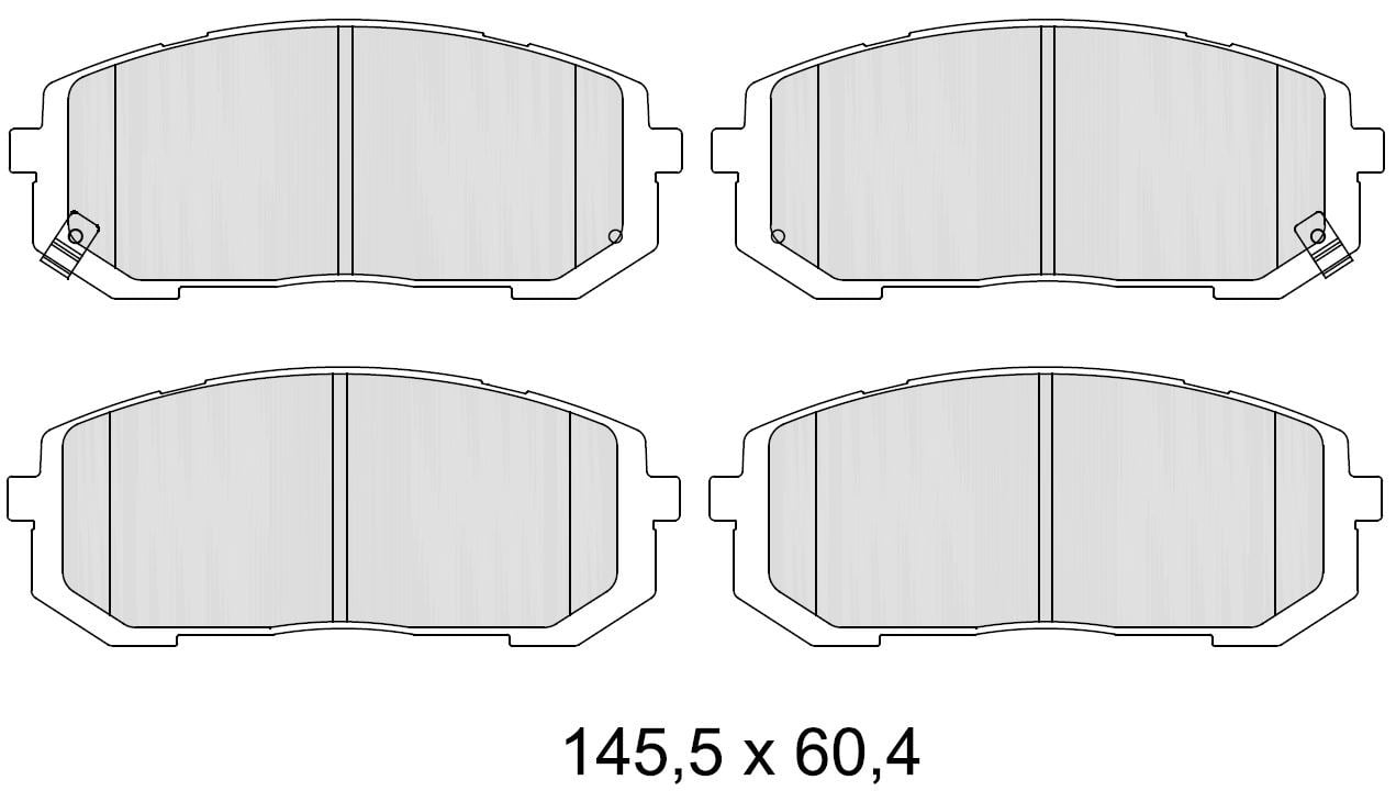Disk Balata Ön Elantra 17> Sonata Vııı 19> Recover 74403