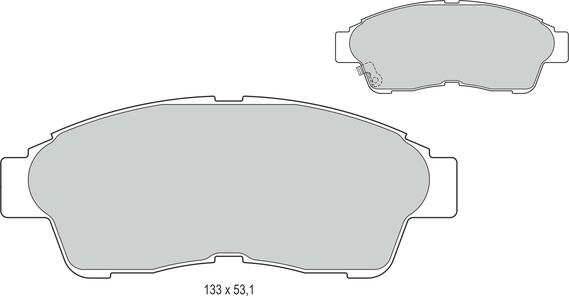 Disk Balata Ön Enjeksiyonlu Araçlar İçin Corolla Ae100 Ae101 93>98 Rav4 94>00 Camry 91>01 Carına 87>97 Recover 73554