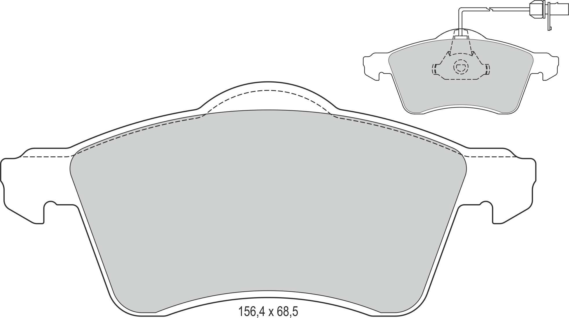 Disk Balata Ön Fişli Transporter T4 90>03 Recover 73794