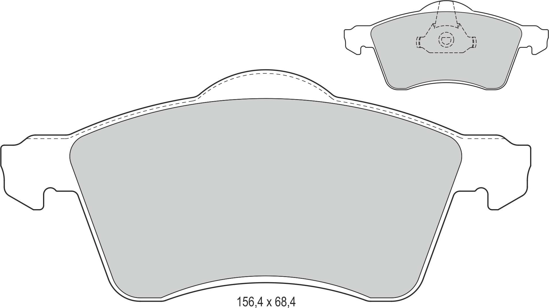 Disk Balata Ön Fişsiz Transporter T4 90>03 Recover 73606