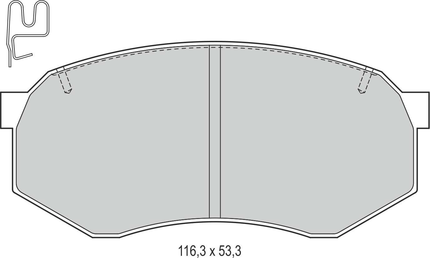 Disk Balata Ön Galant Iı 80>85 Lancer V 92>96 Cressida 80>92 Recover 73666
