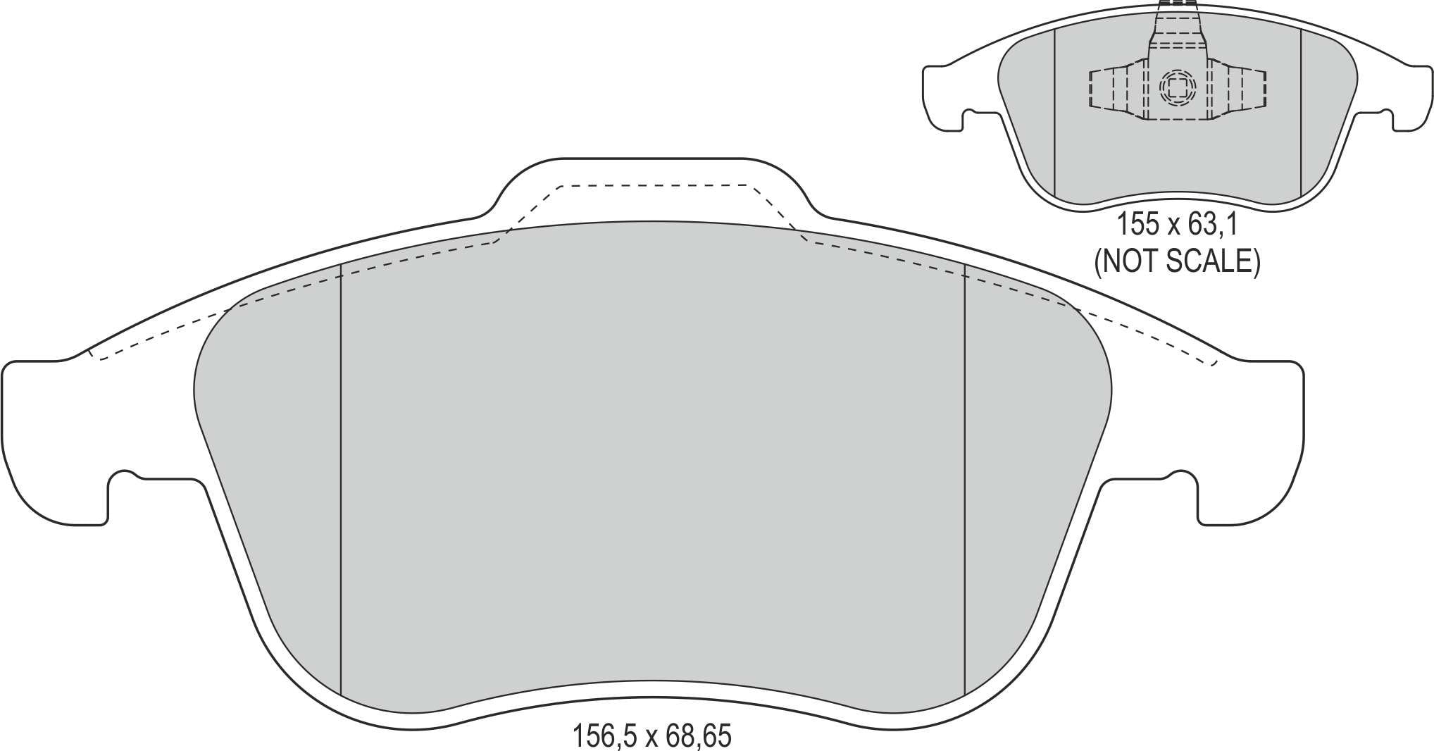 Disk Balata Ön Grand Scenıc Iıı 09> Laguna Iıı 07> Latıtude 10> Megane CC 10> Megane Iıı 08> Scenıc Iıı 09> Recover 74134