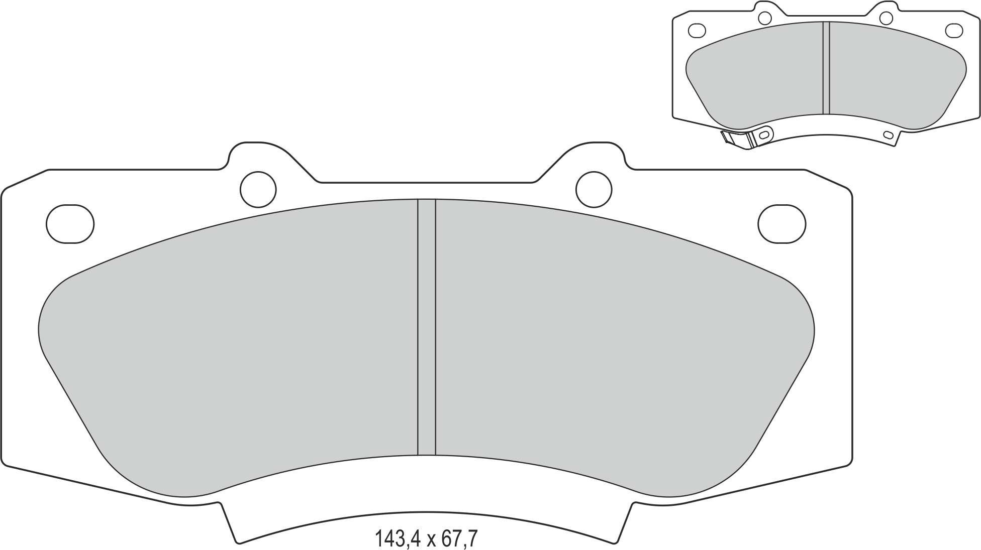 Disk Balata Ön Hı Lux Vıı 4X4 05>15 Recover 74167