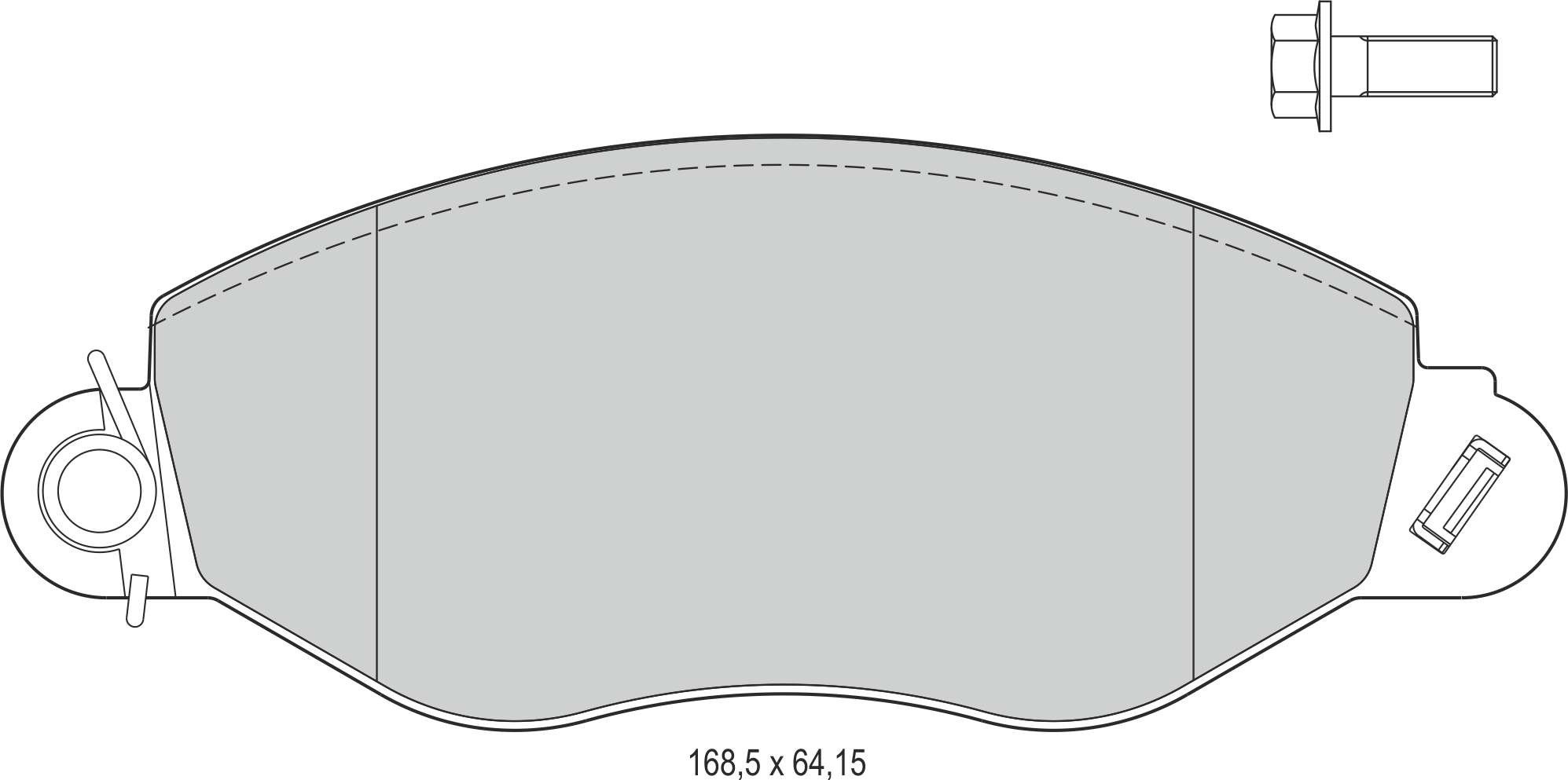 Disk Balata Ön Önden Çekişli V184 00>06 Maxus 05>09 Recover 73921