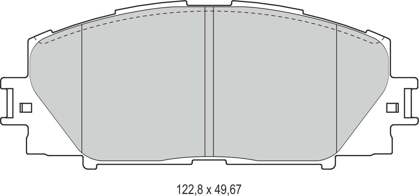 Disk Balata Ön Prıus 09>15 Prıus 15> Yarıs 05>10 Yarıs 10> Recover 73958