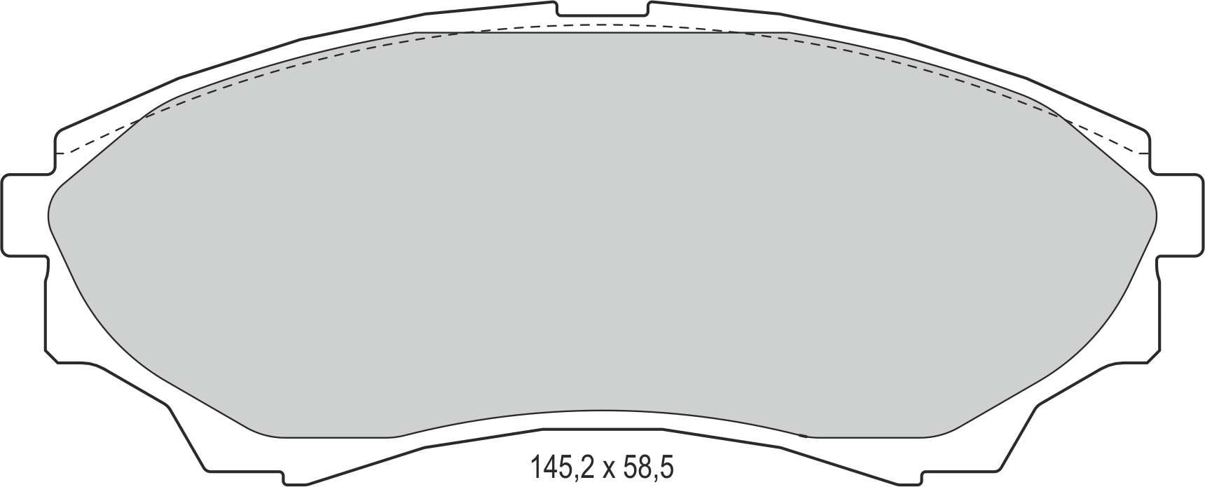Disk Balata Ön Ranger 4X4 02>12 B2200 98>06 Bt 50 06>15 Recover 73988