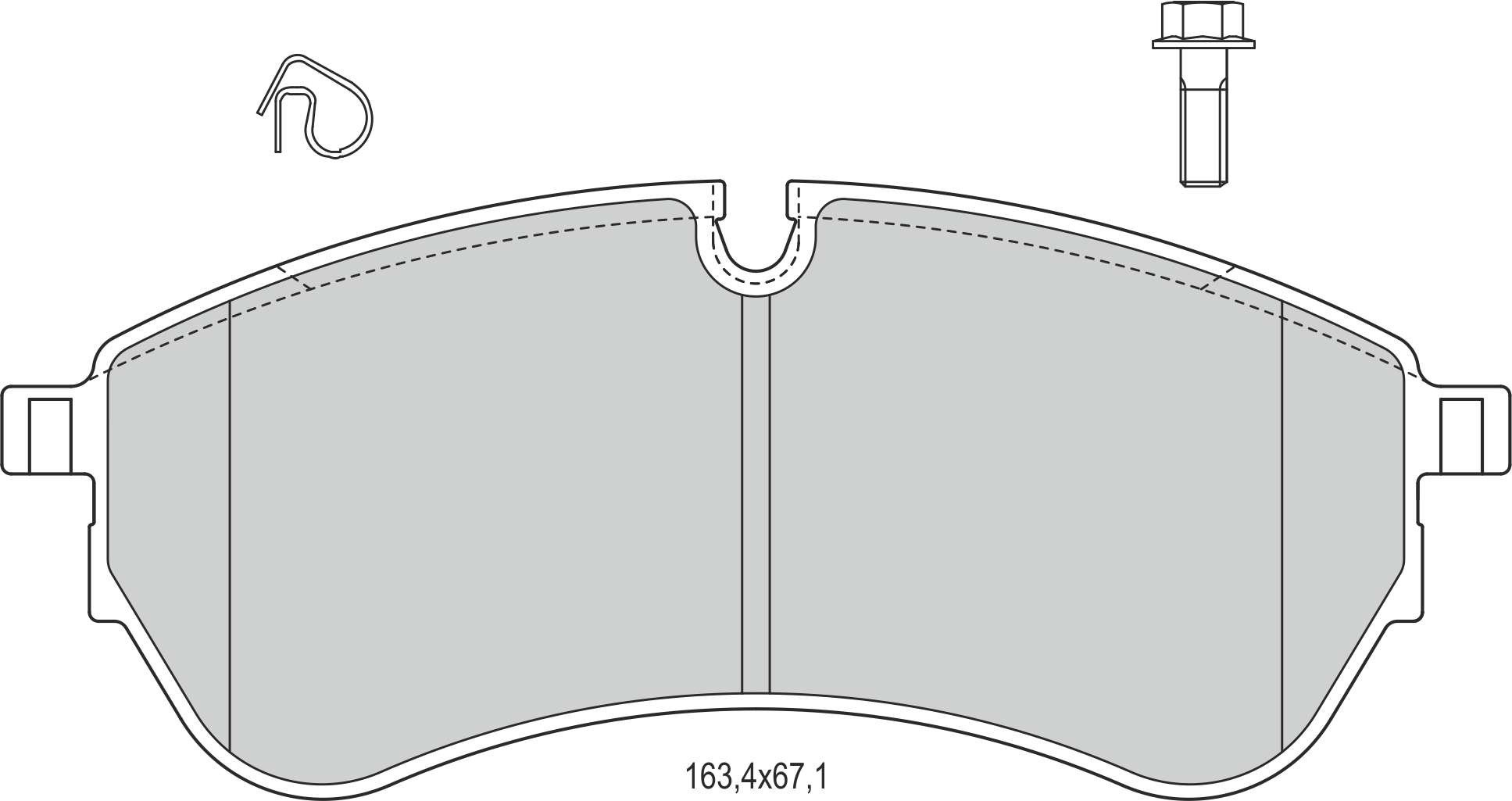 Disk Balata Ön Tek Teker Crafter 16>Tek Teker Man Tge 16>Çift Teker Arka Crafter 16> Recover 74350
