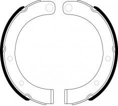El Fren Balata Arka (180X37mm) Hd72 Hd45 Recover 18140