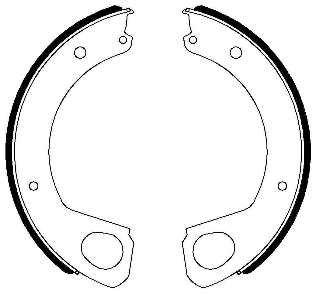 El Fren Balata Arka (200X51mm) Mıtsubıshı Fuso Canter Euro 5 Recover 18177
