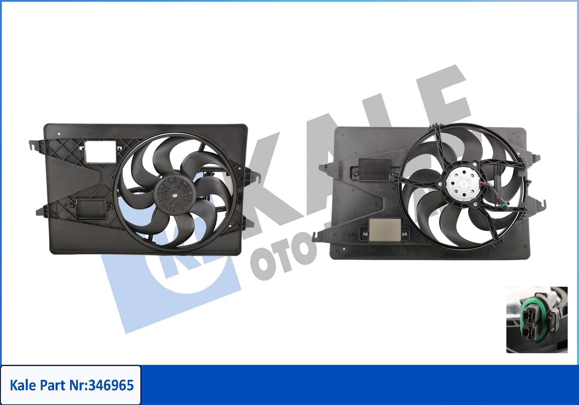 Fan Motoru Komple (Otom. Vites) Mondeo Dizel 01> Kale 346965