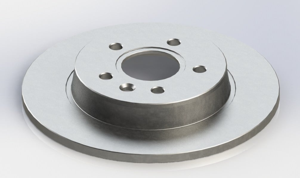 Fren Disk Arka Düz (280Mm) 17 Jant C Max 03>14 Focus Iı 03>12 S40 V40 Recover 5602