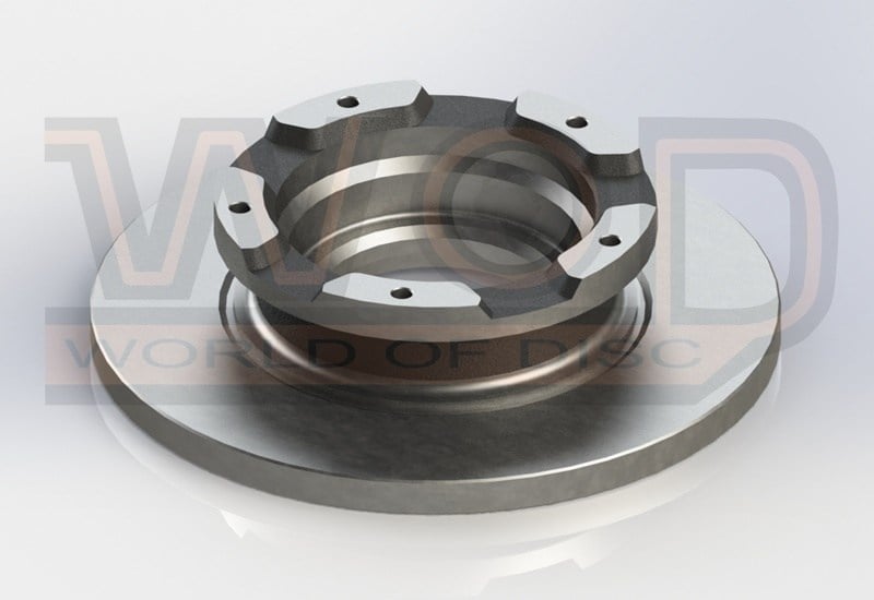 Fren Disk Arka Düz (280Mm) Transit V184 00>06 Transit V347 06>12 Wod 13573