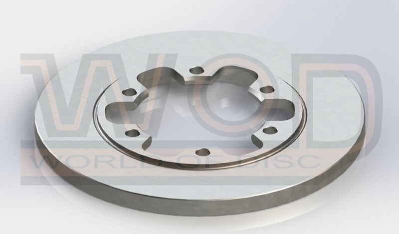 Fren Disk Arka Düz (308Mm) 6 Bijon Çift Teker Transit V363 12> Wod 13553