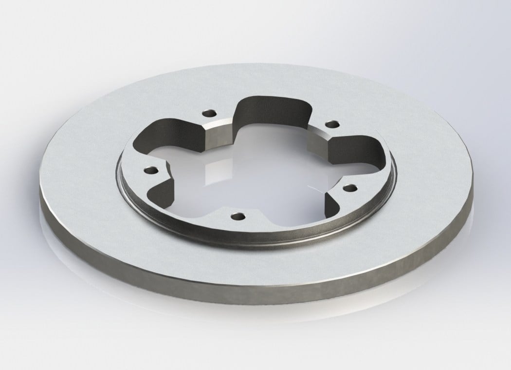 Fren Disk Arka Düz (308Mm) Abssiz Tek Teker 5 Bijon Transit V.362 V.363 13> Recover 5572
