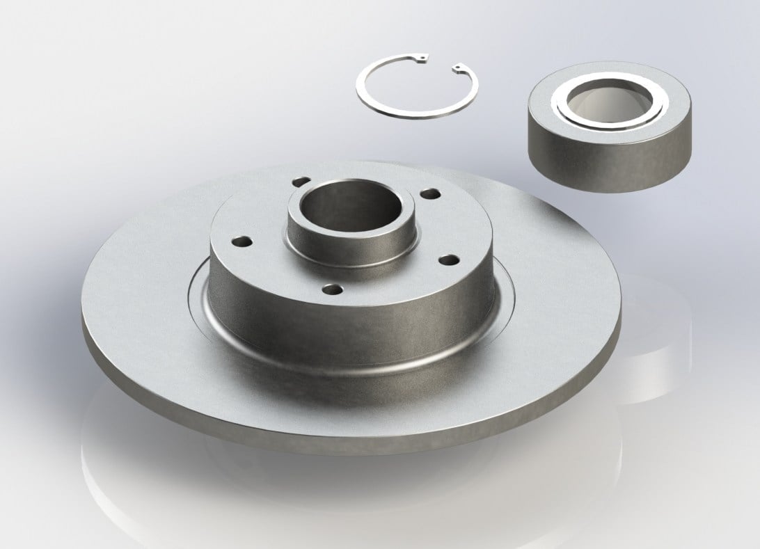 Fren Disk Arka Rulmanlı Düz (280Mm) Trafıc 14> Vıvaro 14> Recover 5599B